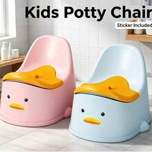 1pc Modern Cartoon Design Toilet Seat, Easy To Clean And Detach, Non-Slip Base, Suitable For Toilet Training And Gifting, Home Bathroom Accessory - A - View 2