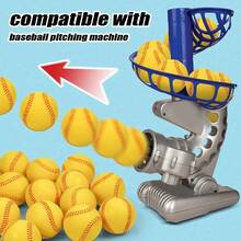 20pcs Mini Foam Sports Balls - 4cm White Baseballs, Suitable For Party Games, Relaxation, Sports Theme Decoration - Multicolor - View 10
