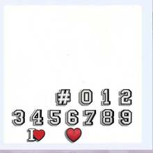 DIY Letter Shoe Charms Decoration 0-9# Number ABC-Z Heart Shape, Suitable For Clogs And Sandals, Colorful PVC Material, Can Be Used For Bracelets, Shoes Decoration, Birthday Party Small Gifts - Multiple Styles - View 5