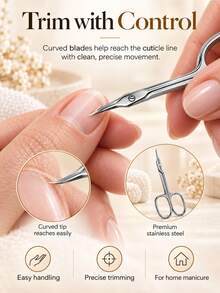 1pc Russian Style Nail Clipper, Curved Tip Nail Clipper, Manicure & Pedicure Tool, Professional Stainless Steel Dead Skin Trimmer - Multicolor - View 7