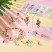 8x10mm 130pcs Mixed Color Crystal Teardrop Glass Beads For Jewelry Making Earrings Necklace Bracelet DIY - Multicolor - View 3
