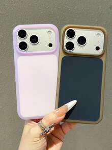 Matte Skin-Friendly Jelly Soft Phone Case Compatible With Iphone 17 Pro Max 17 Pro 17 16 15 14 13 Ultra-Thin Liquid Silicone Shockproof Protective Back Cover - Light Purple - View 2
