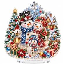 聖誕雪人家庭設計 - 珍珠畫 - 查看 7