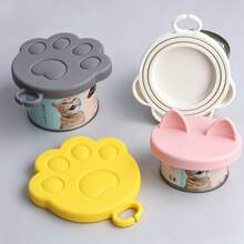 Cat Canned Food Silicone Lid, Universal Pet Food Sealing Cover, Silicone Can Lid, Suitable For Various Can Sizes - 45g - View 6