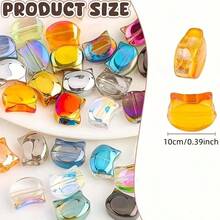25/35/45/55/65/75Pcs Cat Head DIY Bracelet Necklace Jewelry Making Kit, Suitable For Christmas Creative Crafts, Used For Jewelry Making, Gifts, Beading, Random Color - Multicolor - View 11