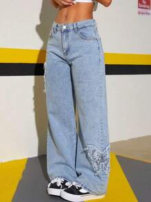 Women Jeans - Light Wash - View 3