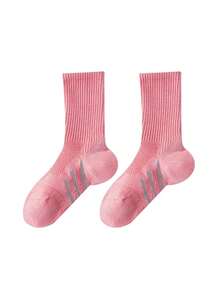 1/2/4 Pairs Professional Running Socks For Women, Odor-Resistant, Moisture-Wicking, Towel Bottom, Anti-Slip, Fitness Long Tube Socks, Jump Rope Compression Socks, Mid-Calf Socks, Sports Couple Socks - Multicolor - View 18