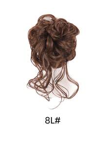 Disheveled Bun Hairstyle, Various Color Elastic Hair Clips, Suitable For Women, Applicable For Halloween, Music Festivals, And Daily Outings - Multicolor - View 14