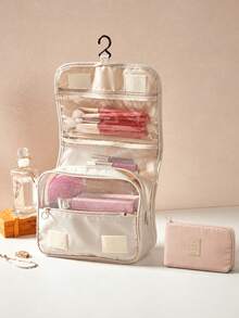 1pc Multi-Functional Travel Toiletry Bag, Beach Bag, Beach Essential, Beach Towel Holder, Beach Accessories, Essential For Summer Vacation, Portable, Waterproof - Multicolor - View 7