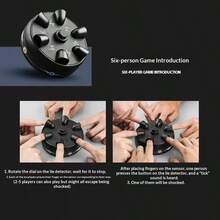 1pc Finger Spinner Prank Game Toy (No Battery Required, Virtual Electric Principle), Suitable For Various Party Games And Crowds, Adds Fun To Different Occasions, Holiday Gift, Birthday Gift, Perfect Gift - Multicolor - View 6