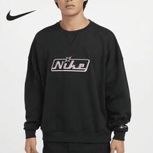 Nike Oversize Men's Crew Neck Loose Casual Sweatshirt HQ2957-010 - HQ2957-010 - View 6