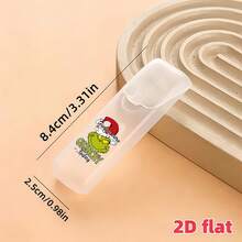 The Grinch 1pc Cute Christmas Themed Printed Portable Travel Storage Box - Toothpick, Floss, And Daily Organizer Storage Box, Compact And Convenient, Travel Storage Box, Mini Storage Box, Suitable For Christmas, Gift For Friends, Portable Container For Small Items - View 6