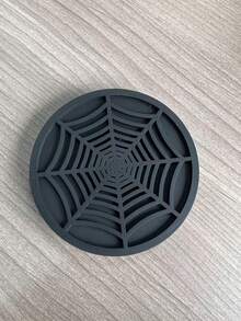 1pc/2pcs Car Cup Holder Anti-Slip Mat Creative Spider Web Design Car Cup Coaster Anti-Slip Round Universal - Multicolor - View 14