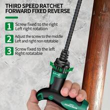 Multifunctional T-Handle Ratchet Screwdriver + Small Screws, Dual-Purpose Flat Head Flexible, Strong Magnetic Tip Easy Grip, Adjustable Height, Suitable For Home Repair/DIY Projects/Machinery - Set - View 7