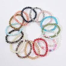 New Korean Style Glass Bead Bracelet For Women, Beaded Bracelet, European And American Popular Handmade Jewelry - Glass Bead Bracelet - View 4