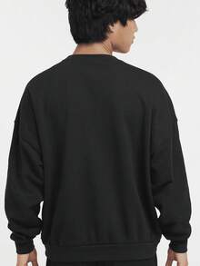 Nike Oversize Men's Crew Neck Loose Casual Sweatshirt HQ2957-010 - HQ2957-010 - View 3