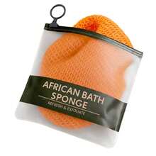 1pc African Net Bath Sponge, Exfoliating Shower Body Scrub Brush, Long-Lasting African Bath Net, Soft Mesh Bath Cloth, Deep Cleansing Skin Bathroom Accessory (Random Color) - Multicolor - View 6