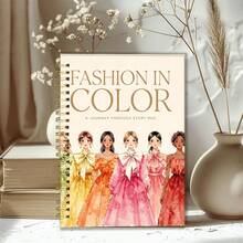 Fashion Sketchbook - Professional Fashion Sketch Notebook, Design Clothes Like Professional Designers And Illustrators, High-Quality Paper, Multiple Fashion Figure Templates (Pen Not Included) - Single Piece - View 5