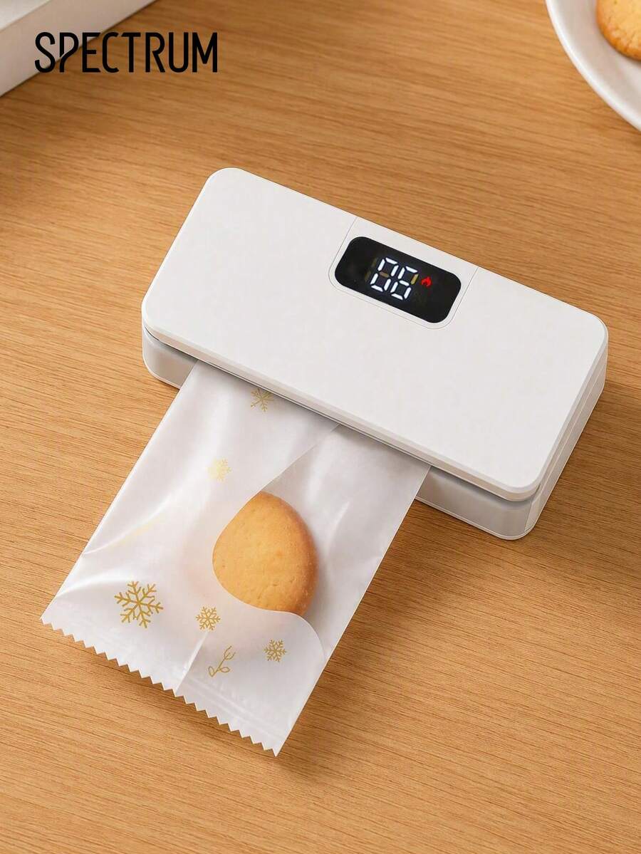 1pc Magnetic‑Sealing‑Machine‑6‑Levels‑Resealer, Portable Mini Heat Sealer, USB Rechargeable Food Bag Sealing Machine, Multifunctional Snack Storage Resealer For Kitchen Food Preservation - Multicolor - View 1