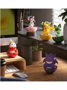 MINISO Pokemon Character Tumbler Ornament, Random 1 Style Sent For Desk Shelf Display, Birthday Christmas Gift - Style 1 - View 9