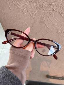 1 Pair/2 Pairs/3 Pairs Women's Fashion Glasses Leopard Print, Cat Eye Shape - Multicolor - View 16