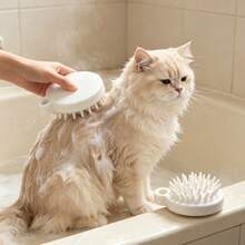 Cat & Dog Bath Brush, Cat Massage Brush, Gentle Pet Brush, Massage Bath Brush, Multi-Function Massage Comb & Cleaning Tool, Massage Comb - Massage Comb Teeth, Suitable For Dogs And Cats, Cat & Dog Grooming Tool, Pet Safety Tool, Pet Supplies - View 7