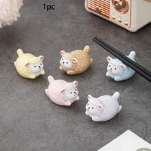 1pc Ceramic Sheep Chopstick Holder, Chopstick Rest, Pen Holder, Home Restaurant Ceramic Decorative Chopstick Rest - View 1