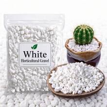 200/400/800g 天然白色迷你鵝卵石，0.6-0.9cm，多用途園藝碎石，適用於仙人掌、盆栽、生態缸和仙女花園，適合DIY手工、玻璃花瓶填充物與居家裝飾 - 小石子 - 查看 1