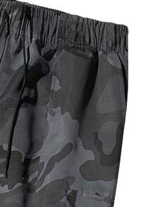 Vancamel Pulse Men's Outdoor Functional Casual Camouflage Cargo Pants, Versatile Minimalist Sports Long Pants - Grey - View 4