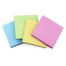 200/100/50pcs Student Cartoon Office Memo Sticky Notes, Tearable Self-Adhesive Reusable Cute Striped Lined Notepad [25pcs/Pack]Sticky Notes/Memo Pads/Self-Adhesive Notepad/Notebook Planner Stickers, Morandi Color Palette Pastel Sticky Notes, Self-Adhesive Notepad, Easy To Stick, Suitable For Home, Office, Notebook - Random Style - View 2