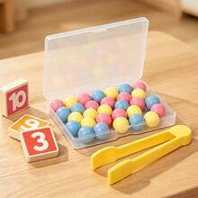 2-In-1 Educational Arithmetic Bead Slider Finger Calculation Toy, Focus And Patience Training, Addition And Subtraction Balance Training, Wooden Math Learning Toy, Holiday Gift - Multicolor - View 5