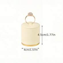 Multi-Size Cylindrical Velvet Ring Display Stand, Layered Display Prop For Live Streaming And Photography, Non-Slip Ring Storage Rack, Home Storage Decor - Same Style In Multiple Colors and Sizes - View 7