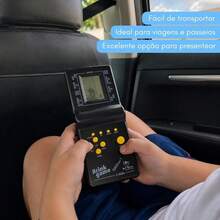 Mini Game Jogo Retro 9999 em 1 Portatil - Preto - Visão 2