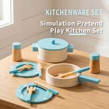 Children's Wooden Pretend Play Kitchen Utensils Educational Toy For Boys And Girls - Many - View 4