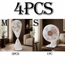 4/2/1pc Electric Fan Dust Cover, Full Coverage Protective Cover For Seasonal Storage, Washable And Reusable, High Elasticity Protective Cover, Multi-Functional Protective Cover, Seasonal Storage Cover, Essential Home Item, Seasonal Gift - Multicolor - View 15
