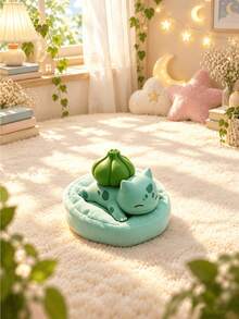 MINISO Pokemon Nap Time Character Ornament With Soft Cushion Base, Random 1 Style Sent For Desk Shelf, Birthday Christmas Gift - Style 1 - View 2