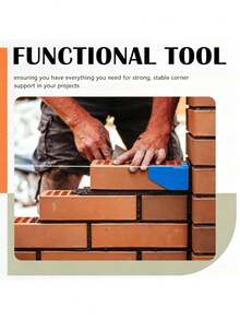 Building Line Anchor Corner Bracket, Plastic Brick Masonry Line Fixer Set, Precision Brick And Block Alignment Masonry Line Guide Tool - Multicolor - View 5