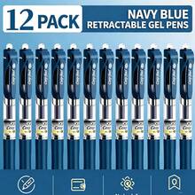 12pcs/Set Random Neutral Pens, Retractable Design, Multiple Patterns, Minimalist Printed Pens, Suitable For Weddings, Parties, Daily Use, Gifts, Perfect Valentine's Day Gift For Friends And Family - A - View 9
