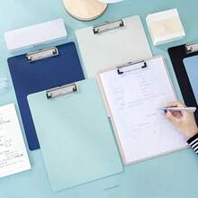 A4 Size Clipboard Folder - Durable PP Material, With Writing Board, Student And Professional Office Folder, Document Filing Folder - Multicolor - View 8