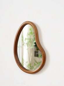 Wall Mirror - A Decorative Mirror With An Irregular Shape, Suitable For Wall Mounting Or For Use In Dressing Areas, Bedrooms, Living Rooms, And Hallways. - 1PC - View 6