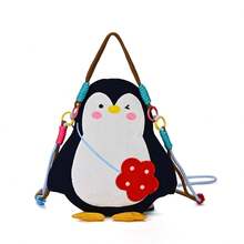 Custom Cute Cartoon Animal Shape Crossbody Bag,Sheep Rabbit Penguin Dog Novelty Nylon Messenger Bag,Adjustable Colorful Strap Shoulder Purse For Girls - Multicolor - View 8