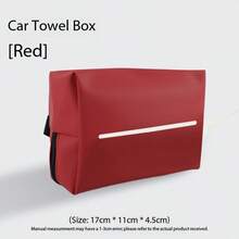Car Tissue Box Holder, Armrest Box Hanging Tissue Dispenser, Universal ...
