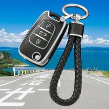 Car Key Fob Cover With Keychain, For HYUNDA I10 I20 Ix20 I30 Ix35, For KIA Ceed Soul Sportage Venga 3 Button Remote Key Prevents Wear Protector Case, Easy Install Thin Slim Snug Fit Durable Soft TPU Key Shell & Keychain - Modern Style C - View 7