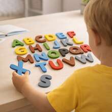 Letter & Number Matching Cards Children Early Education English Alphabet Spelling Word Number Cognition Matching Board Toy - Multicolor - View 10