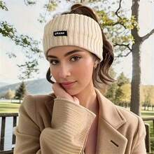 Women's Soft Elastic Headband For Autumn - Winter Warm Ear Muffs, Comfortable Fit Solid Color Headwear, Fashionable And Comfortable For Daily And Formal Occasions - Multicolor - View 1