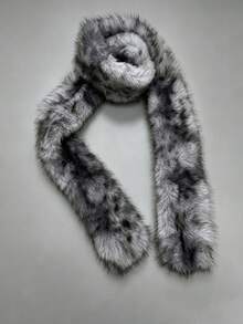 Women's Leopard Print Scarf, Fashionable Neck Scarf And Collar Style Winter Accessory, Long Animal Pattern Shawl, Suitable For Autumn/Winter Outfits, Soft Touch Layering Piece, Applicable For Daily Wear, Street Style, Travel, Holidays, Parties, Gifts And Cold Weather Styling - Multicolor - View 10