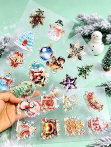 Christmas Story Planner Stickers Suitable For Phone Stickers, Scrapbook, Gift Decoration, Holiday Party DIY Stickers - Christmas Stickers - View 3