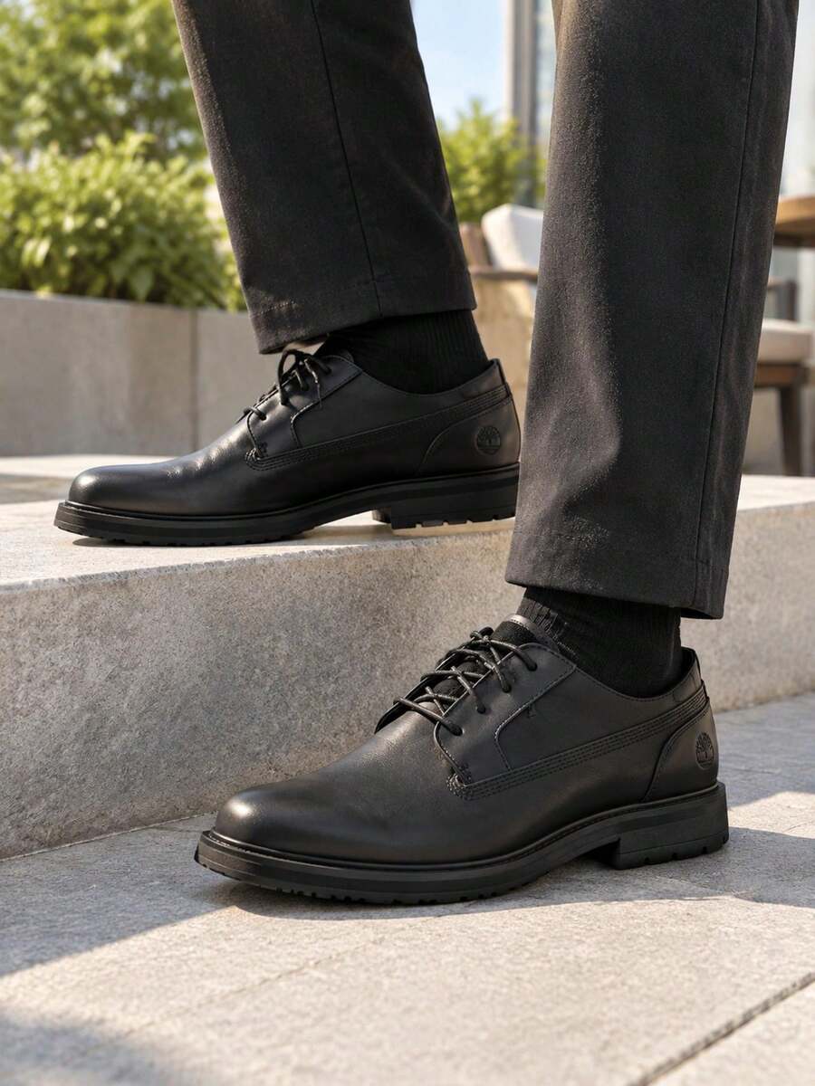 Timberland Men's Sports Casual Lace Up Shoes Office Commute Loafers A2Q7GW02 - Black - View 1