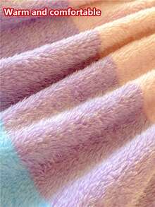 Thickened Snowflake Fleece Single Fitted Sheet (Pillowcase Not Included), Autumn/Winter Cartoon Print Non-Slip Mattress Protector, Snowflake Fleece Fabric, Soft And Warm, Elastic Band Design, Suitable For Bedroom Decor, Hotel And Dormitory Decor - Heart to Heart - View 9