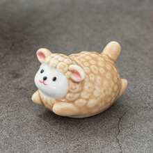1pc Ceramic Sheep Chopstick Holder, Chopstick Rest, Pen Holder, Home Restaurant Ceramic Decorative Chopstick Rest - View 12